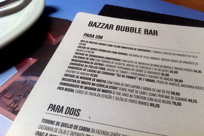 Bazzar Bubble Bar
